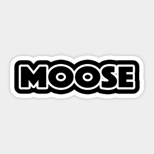 Moose Sticker